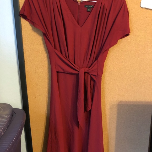 Red Work Dress Size 4 - Picture 3 of 4
